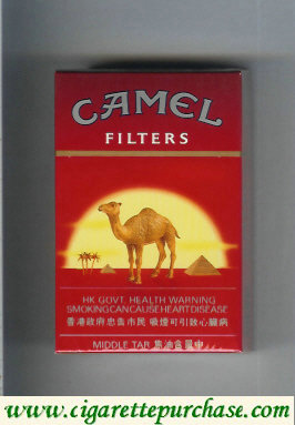 Camel with sun Filters cigarettes Hard box